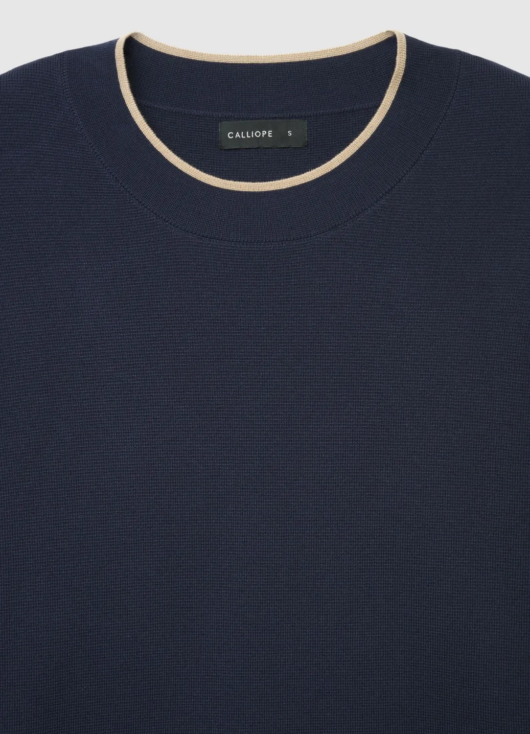 Calliope pull col rond profils contraste femme