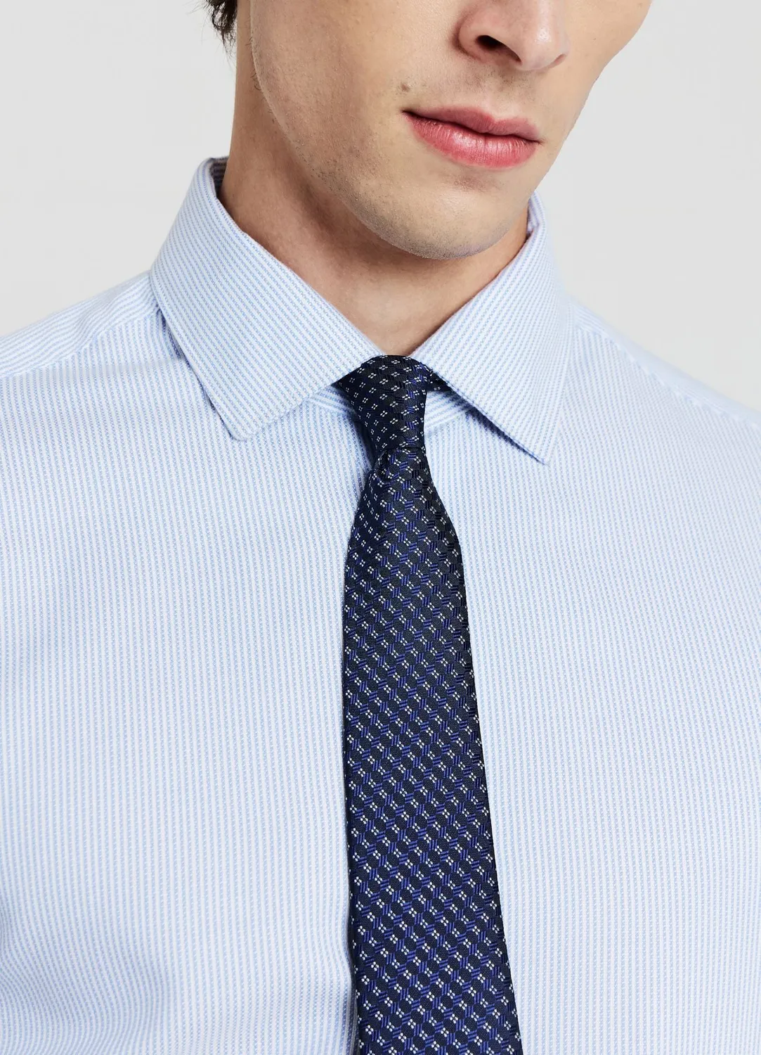 Calliope Chemise homme rayée coton regular manches longues