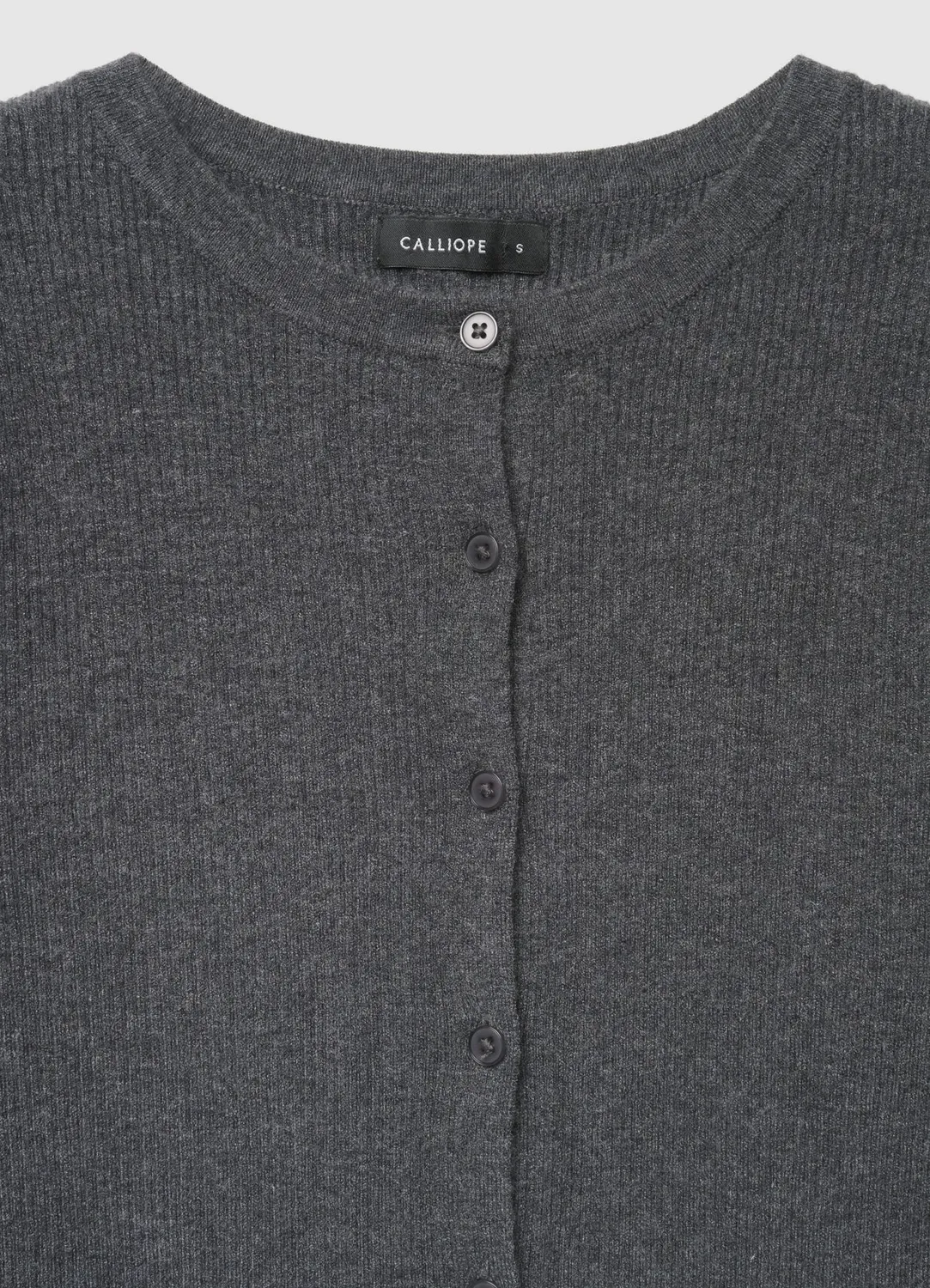 Calliope cardigan côtelé femme bicolore à boutons