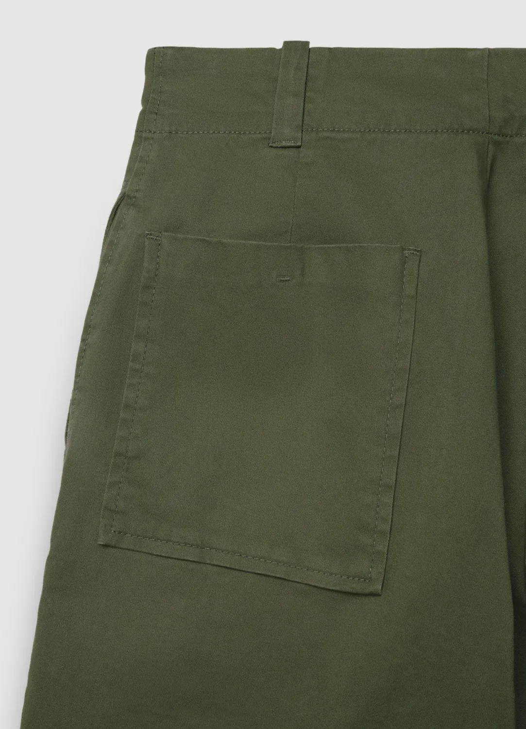 Calliope pantalon chino femme uni revers