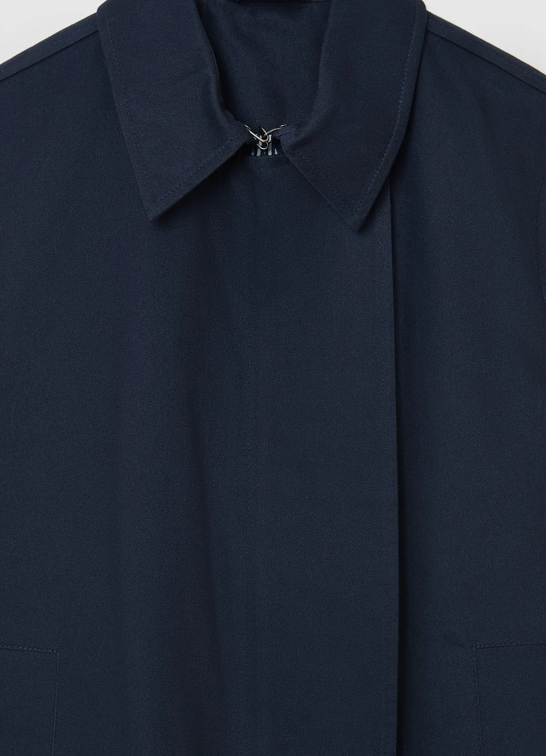 Calliope trench court uni coton zippé femme