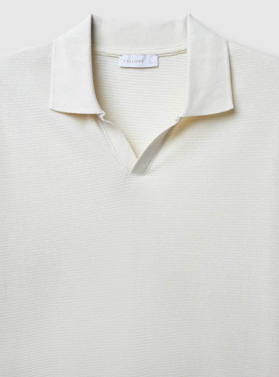 Calliope polo homme coton uni manches courtes