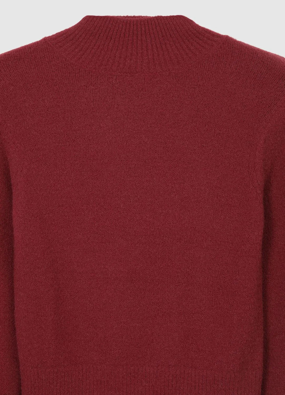 Calliope pull col montant femme manches longues uni