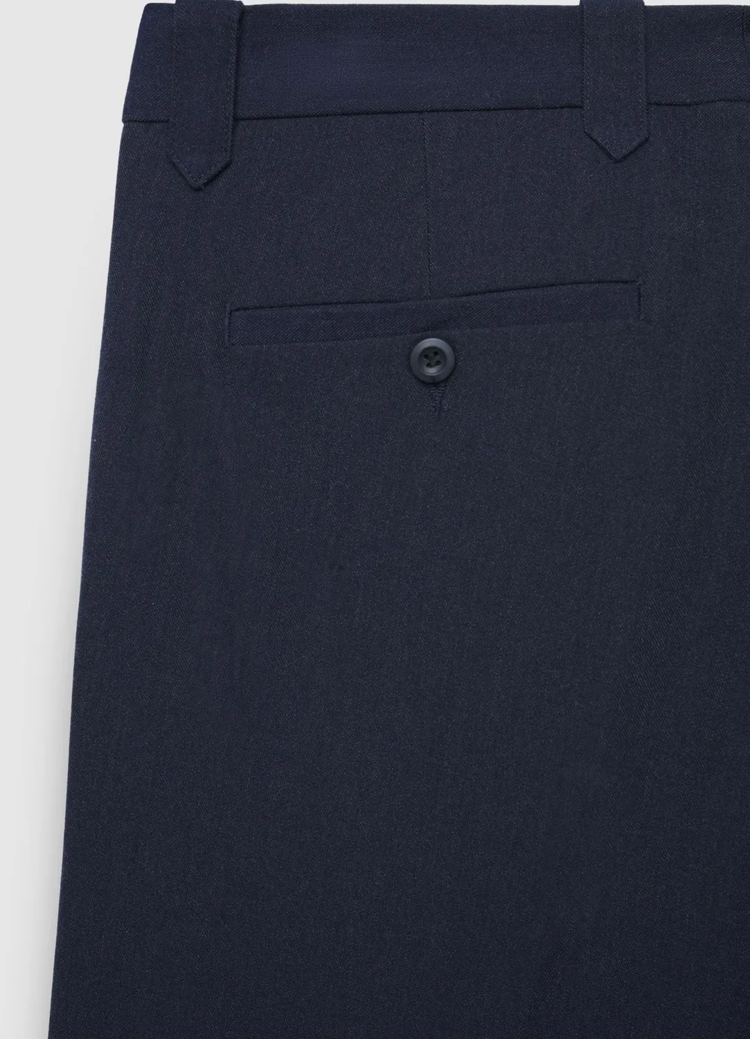 Calliope pantalon homme uni droit zip bouton classique