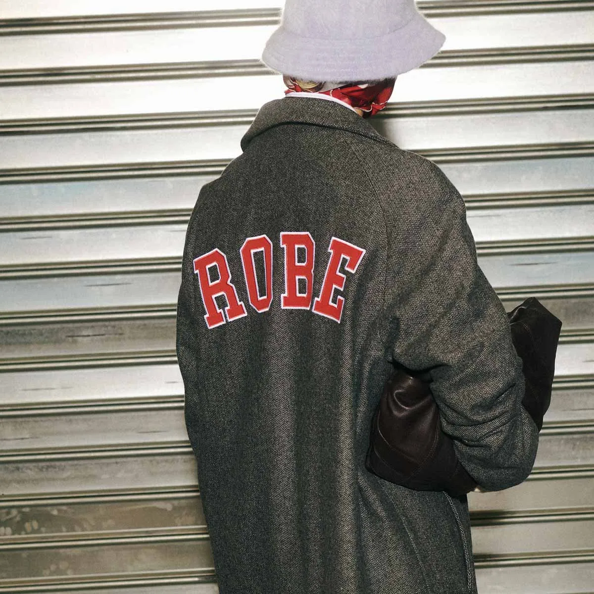 Robe di Kappa Schlatt manteau gris unisexe laine droite