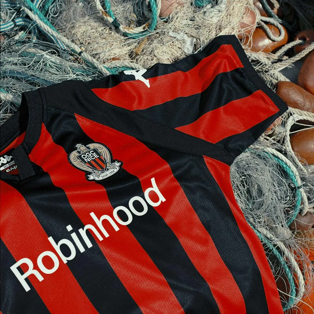 Kappa Kombat Home OGC Nice 26/27 maillot rouge enfant