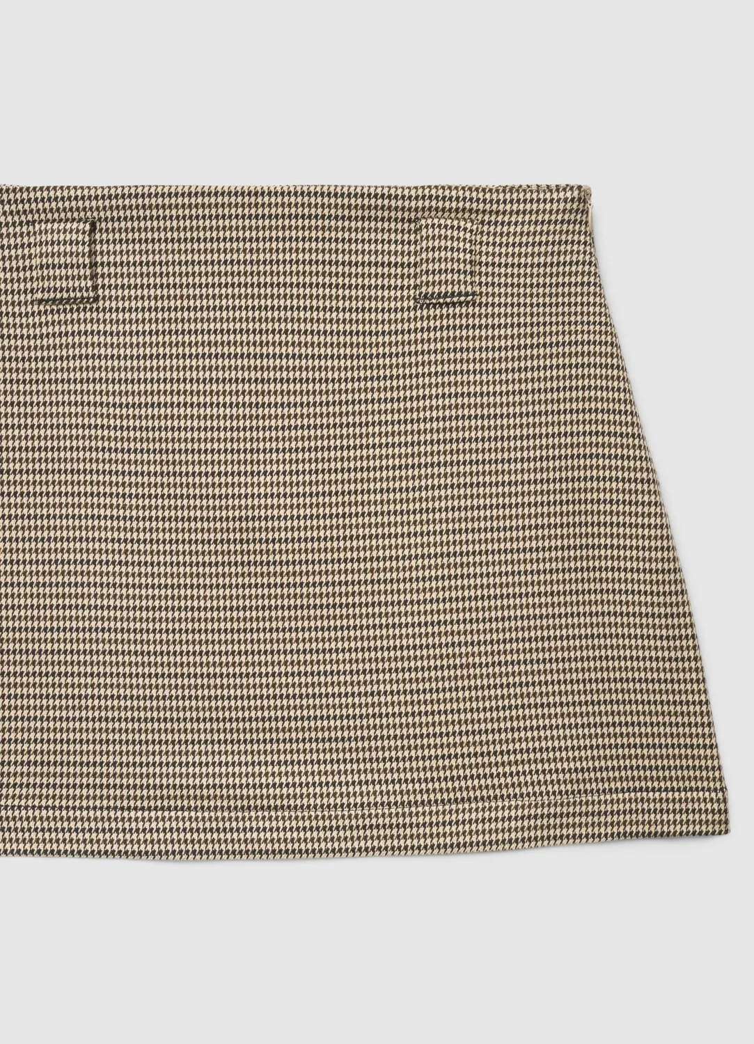 Calliope jupe mini femme pied-de-poule droite