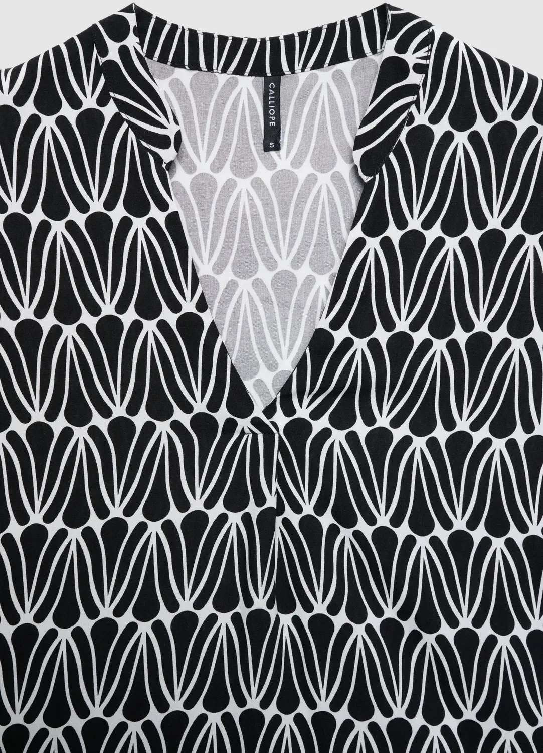 Calliope chemise femme col coréen imprimée