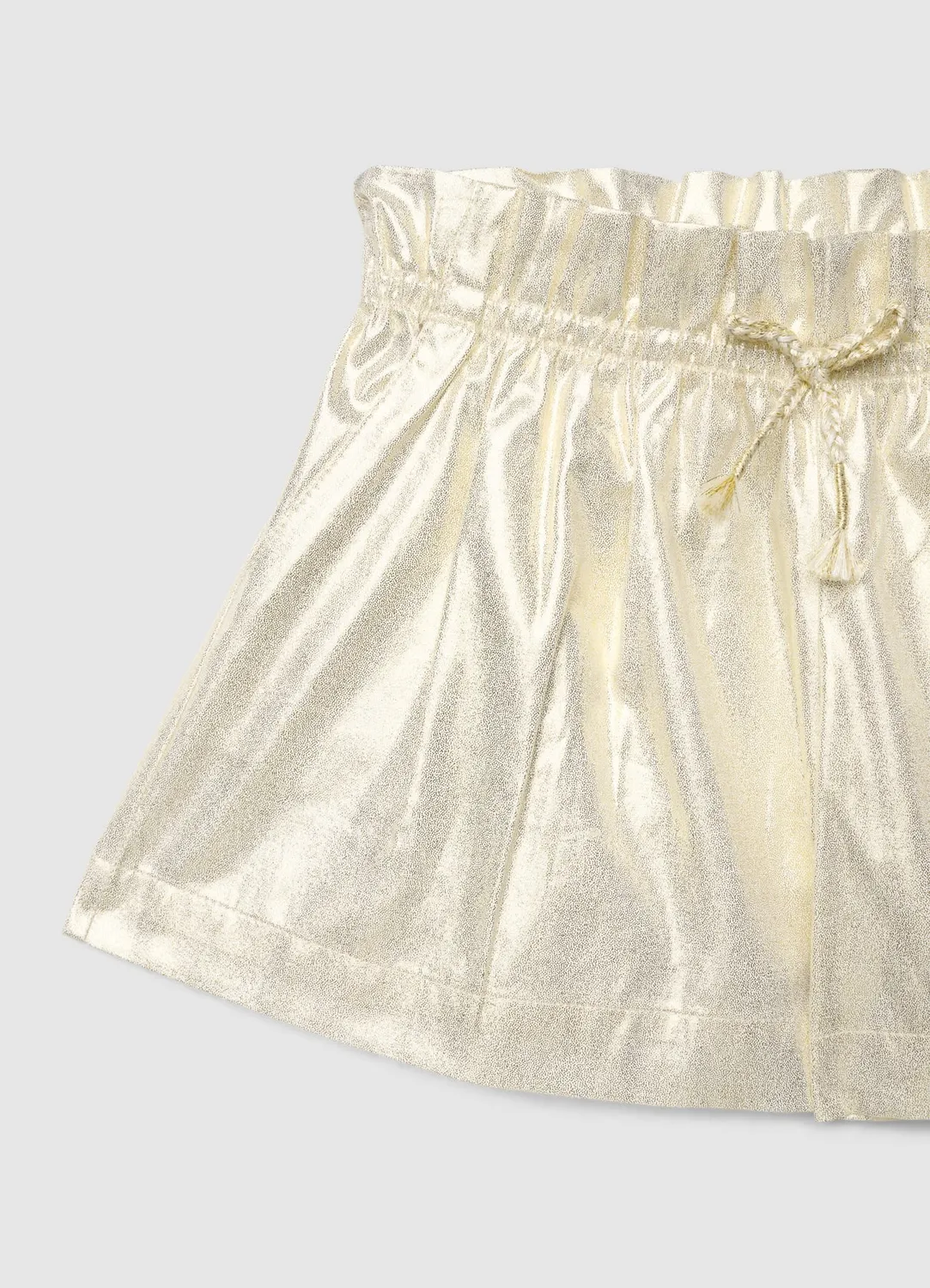Calliope short fille enduit taille élastique