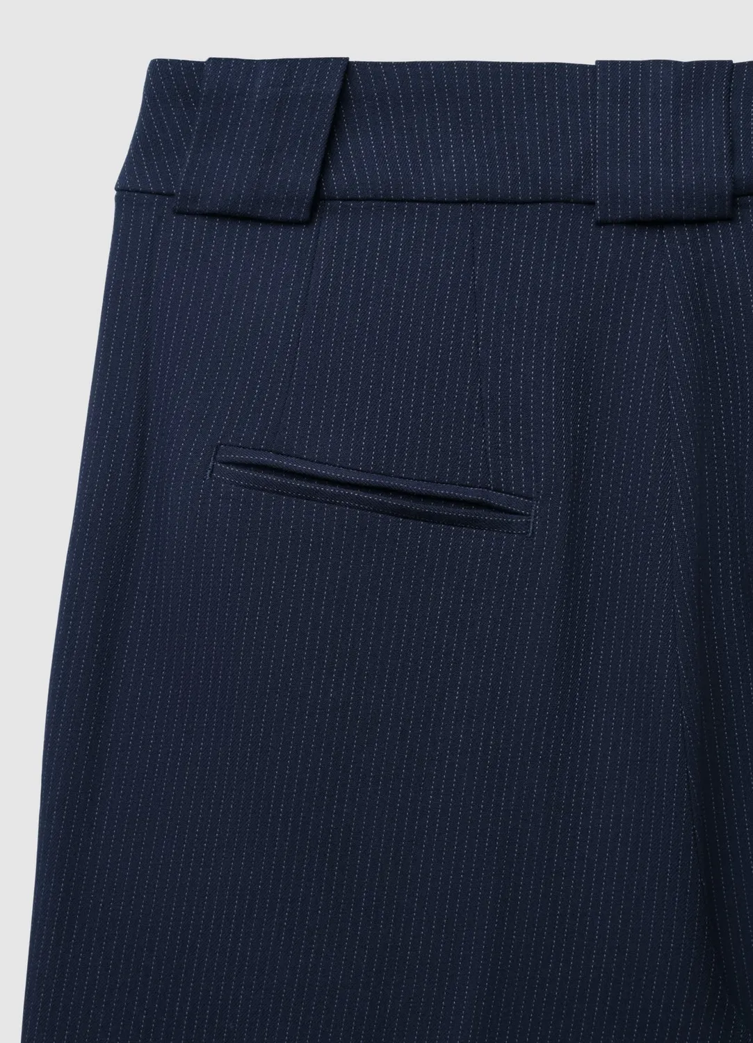 Calliope pantalon palazzo rayé femme bouton zip