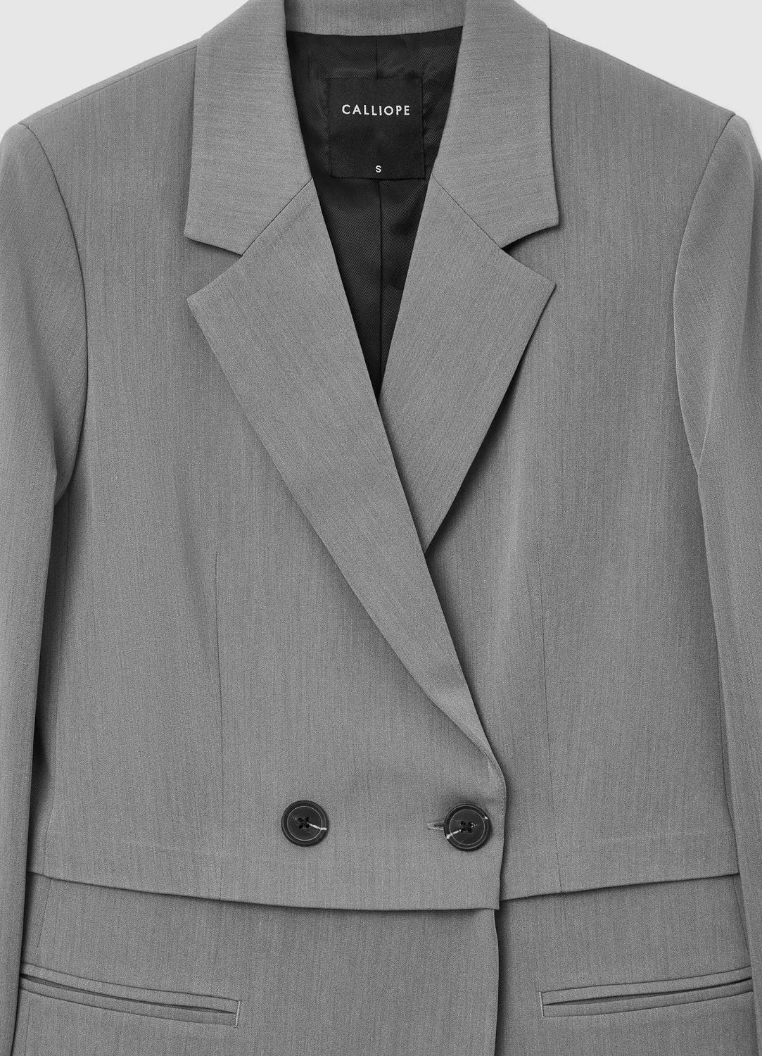 Calliope veste femme double boutonnage chinée