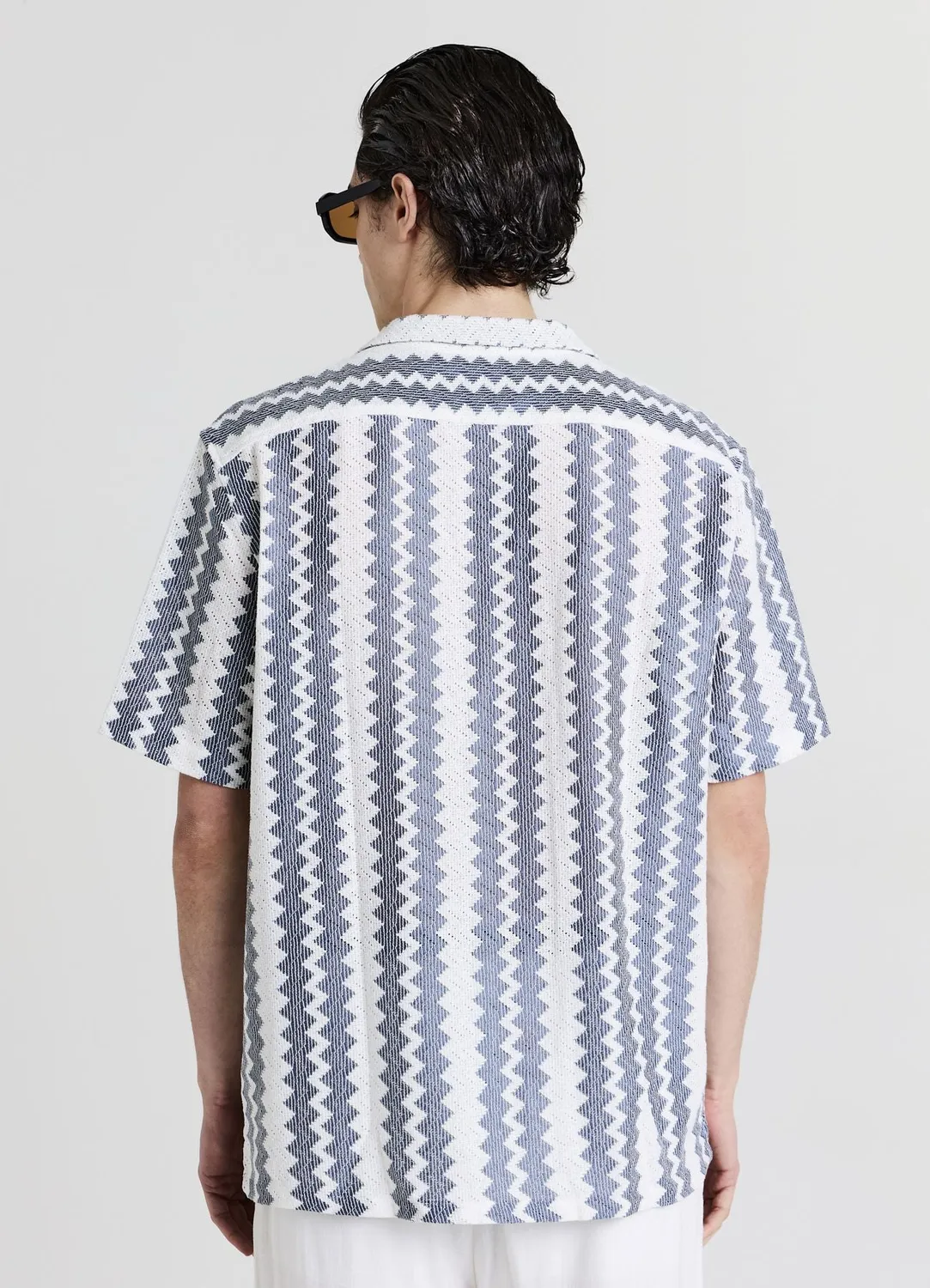 Calliope Croquet chemise homme rayée manches courtes