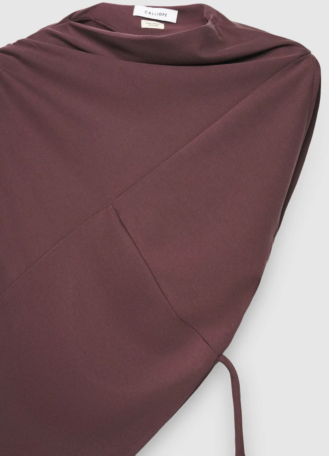 Calliope t-shirt femme asymétrique drapé