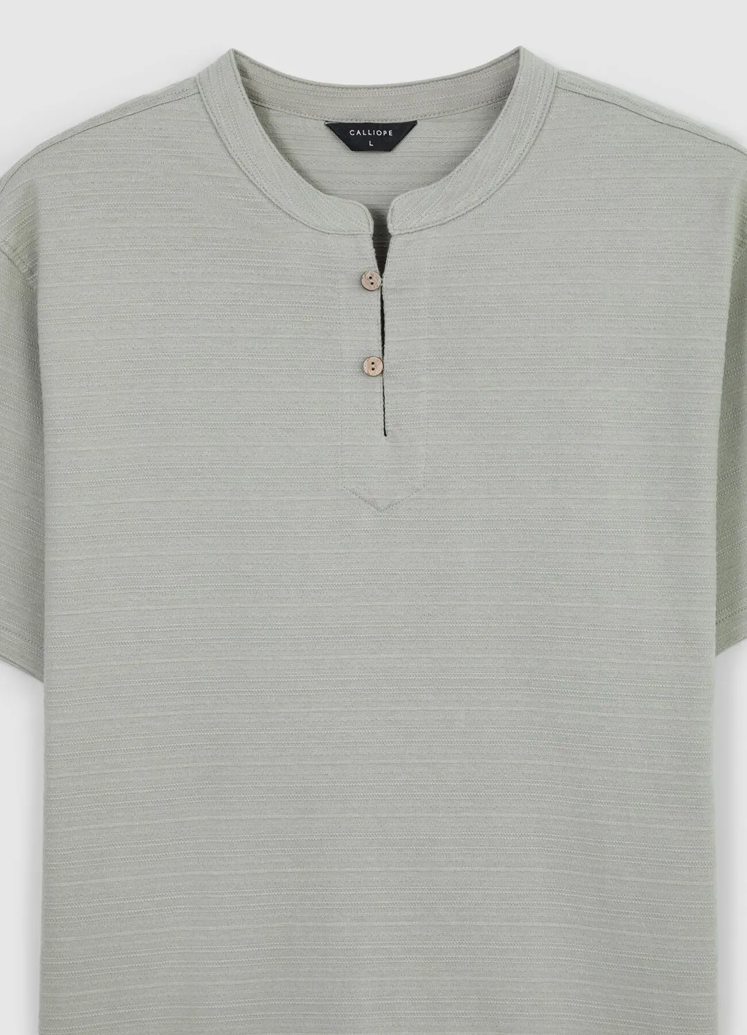 Calliope t-shirt col coréen homme coton