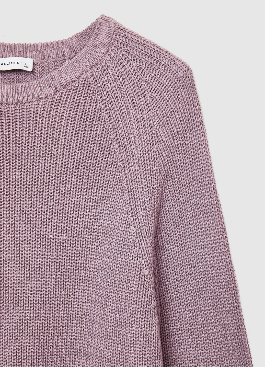 Calliope pull côtelé homme manches raglan col rond