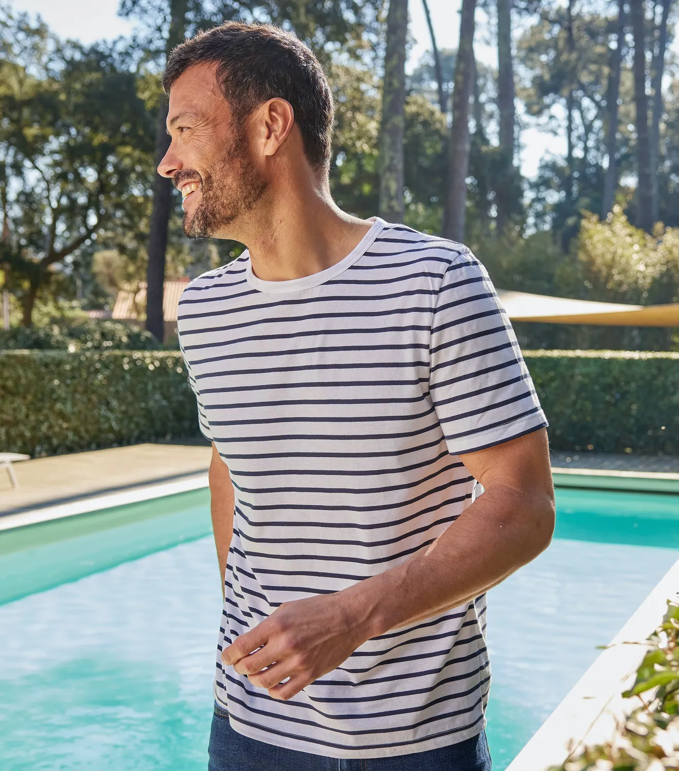 Cocorico Intemporel Marinière t-shirt homme rayé coton