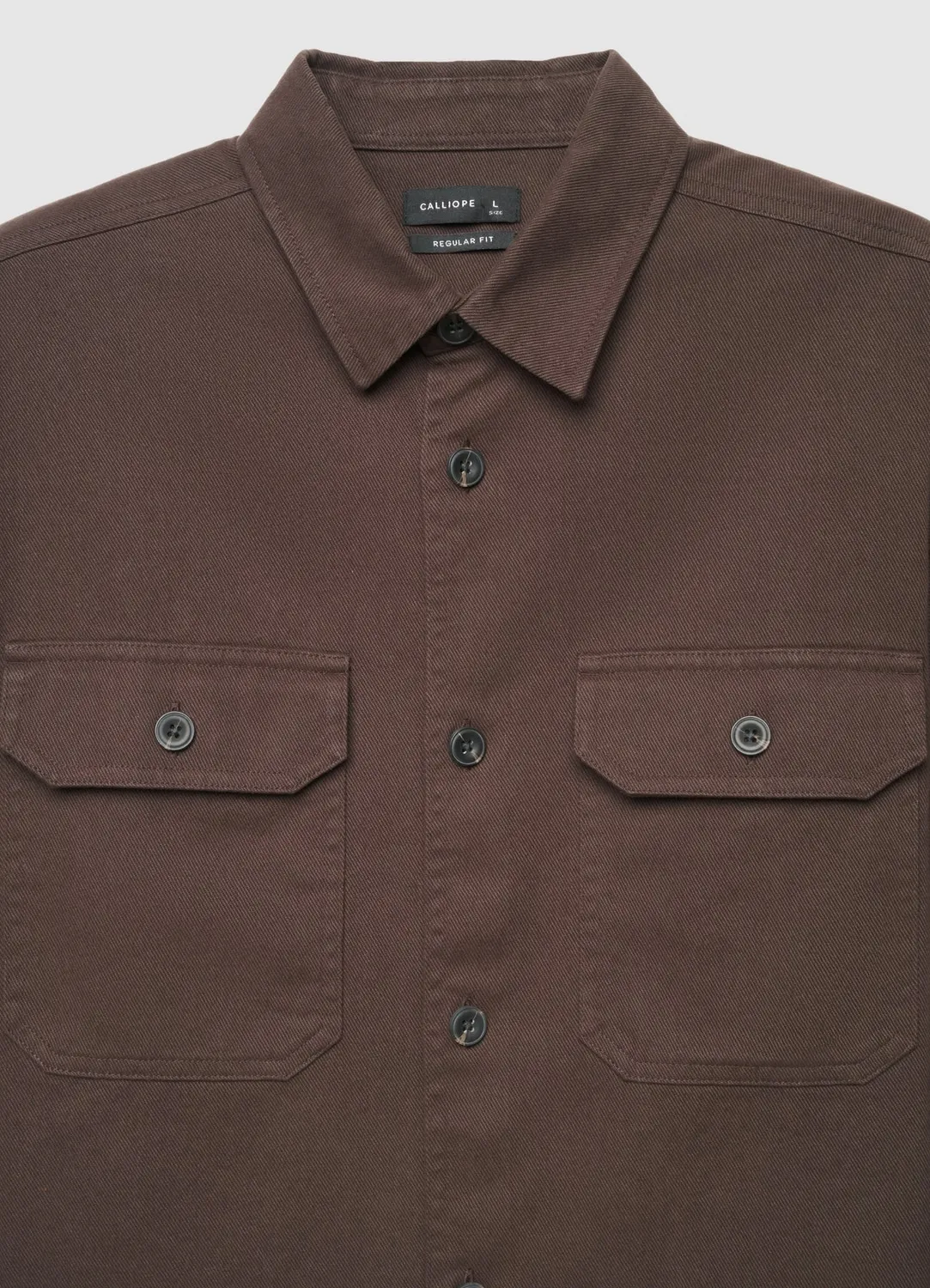 Calliope Camicia chemise worker homme unie 2 poches