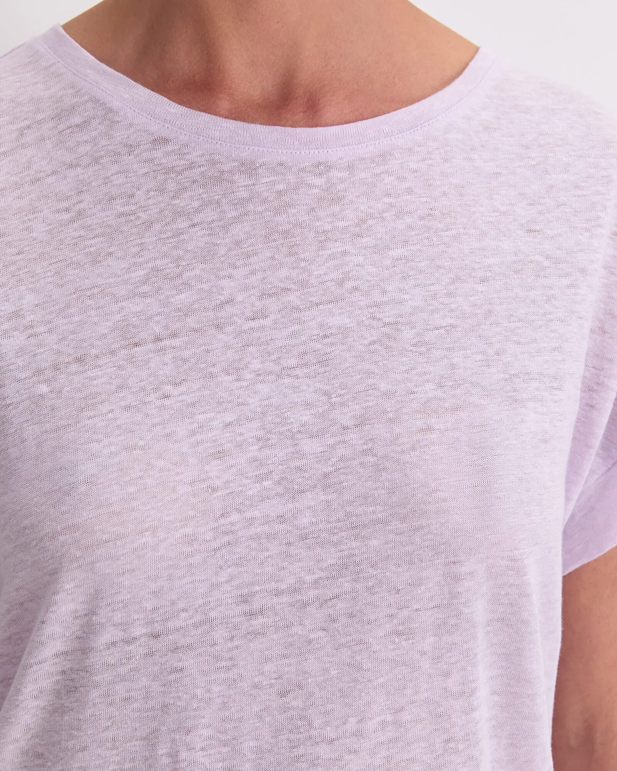Sportscraft Tonia t-shirt lin col rond femme