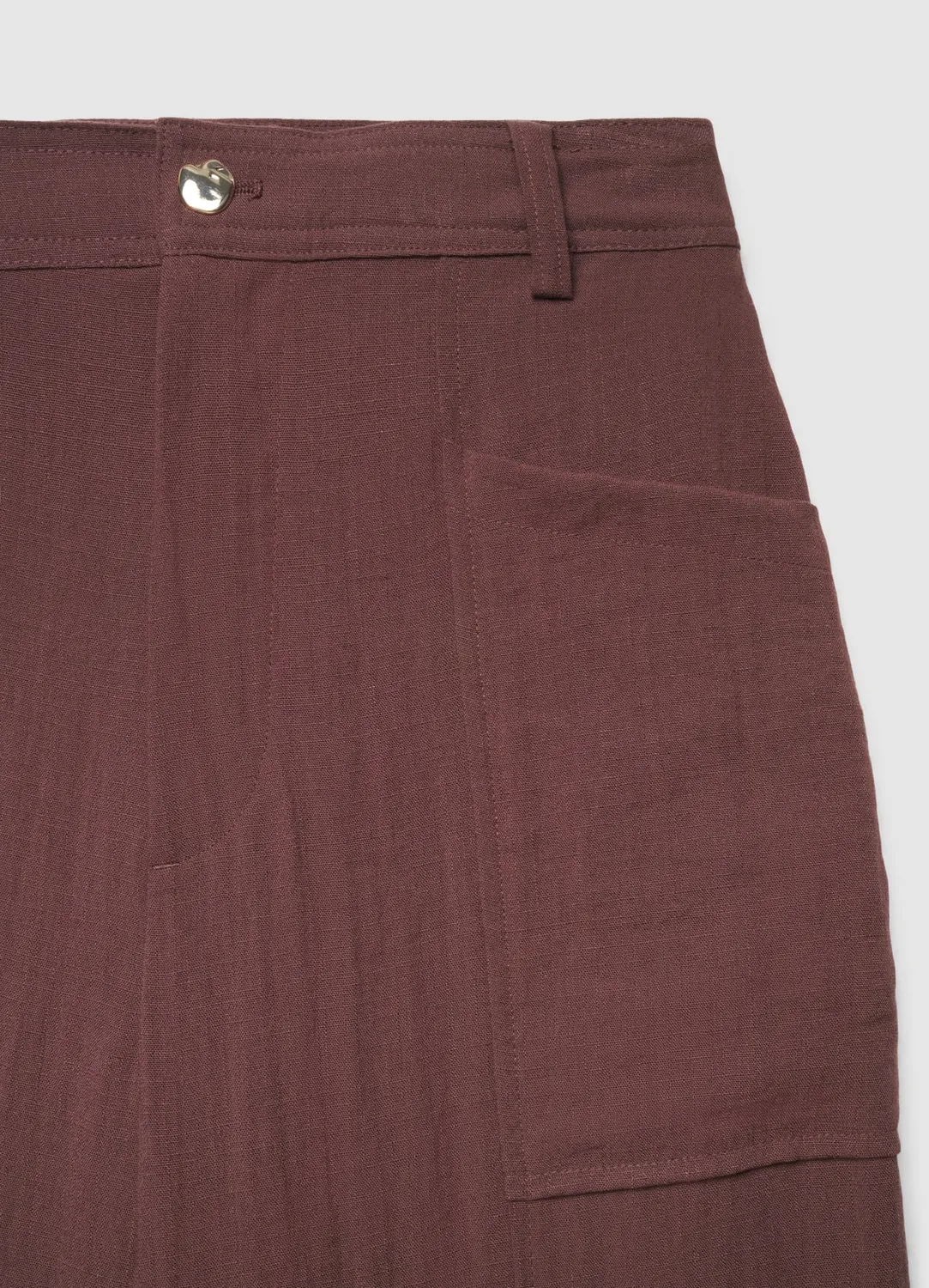Calliope Pantalon palazzo poches pantalon large femme uni