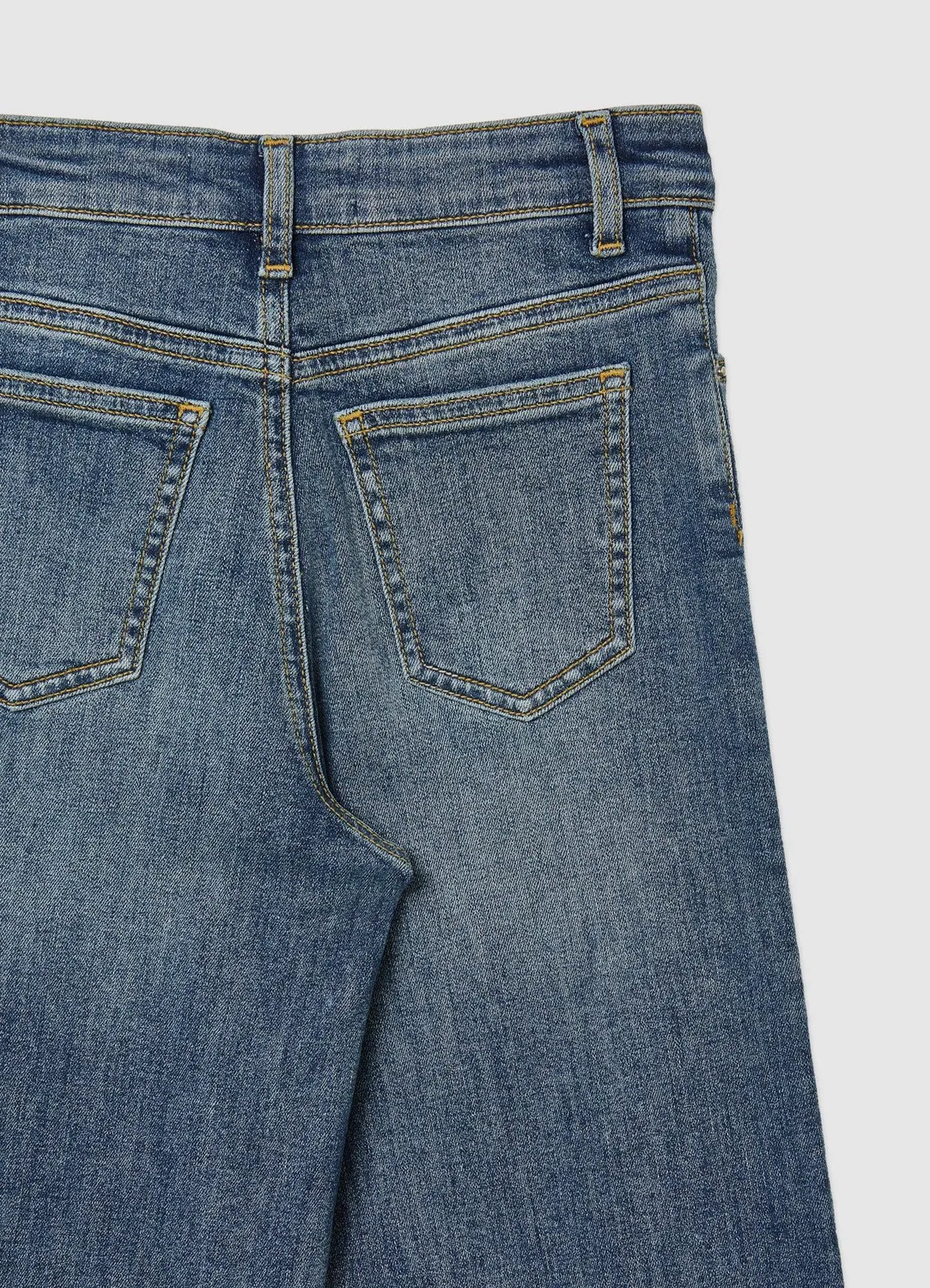Calliope jean wide leg fille 5 poches denim
