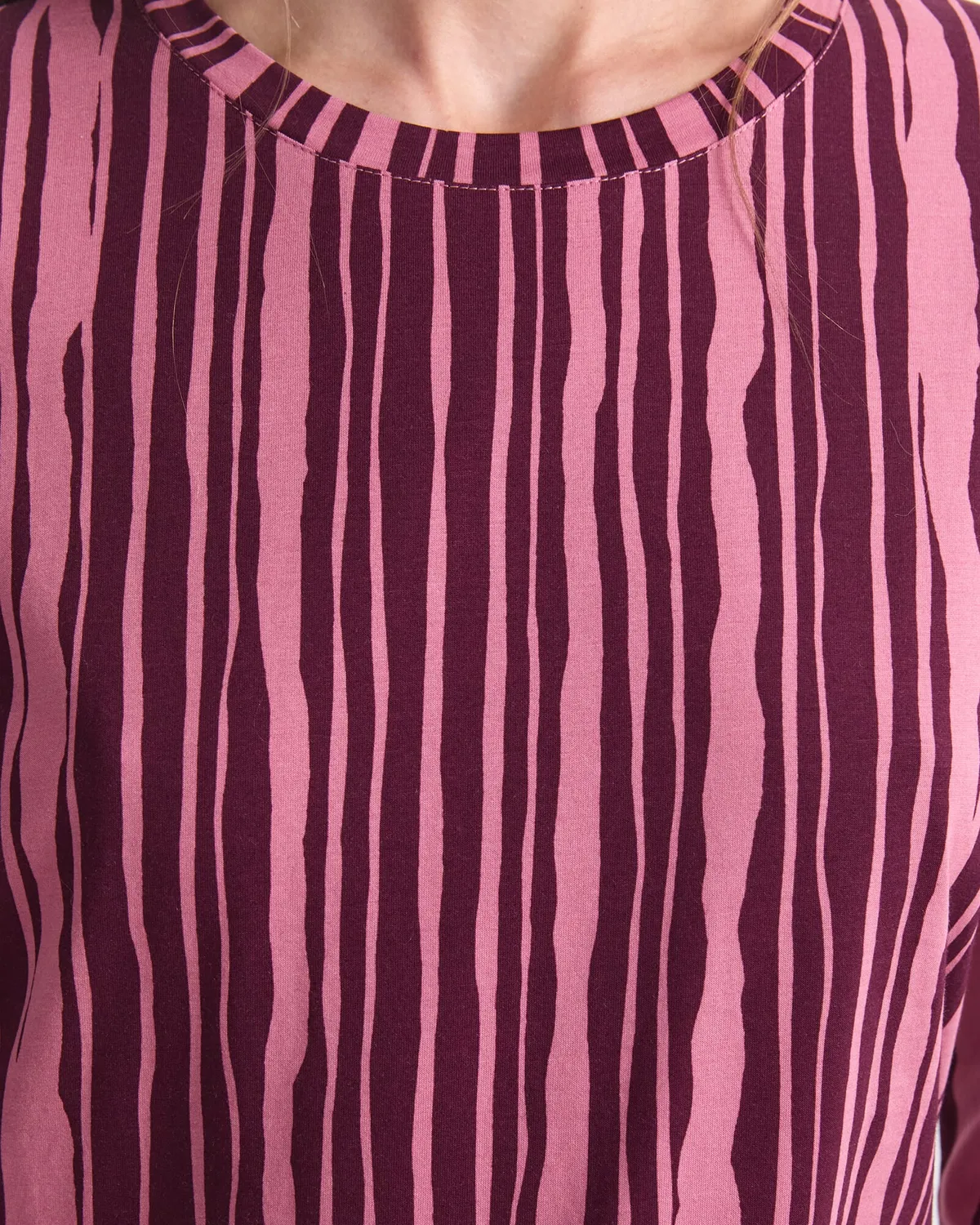 Sportscraft Stripe Print Mercerised tee rayé femme 3/4