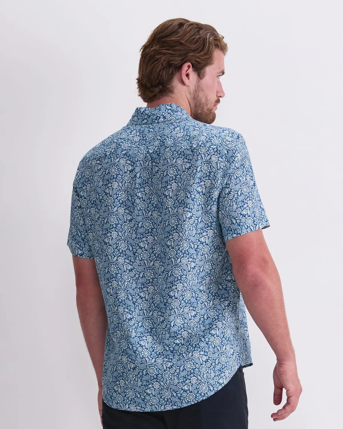 Sportscraft Theodore chemise lin homme manches courtes