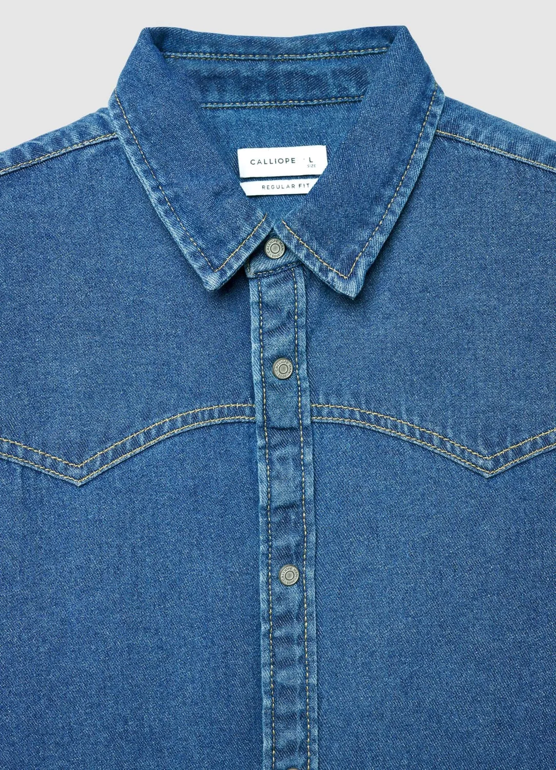 Calliope Chemise denim boutons femme western