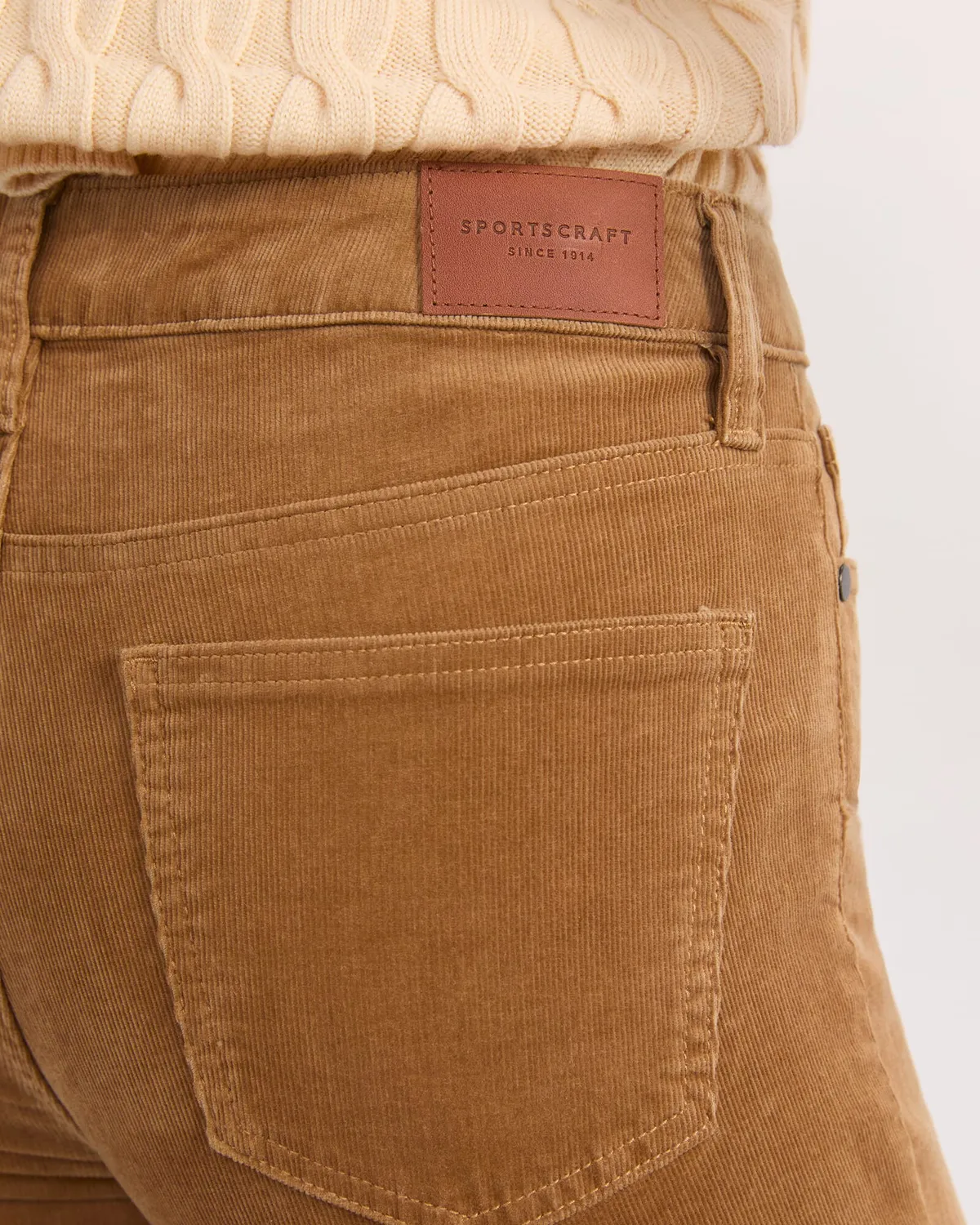 Sportscraft Cleo Straight Cord jean velours taille 6 coupe droite