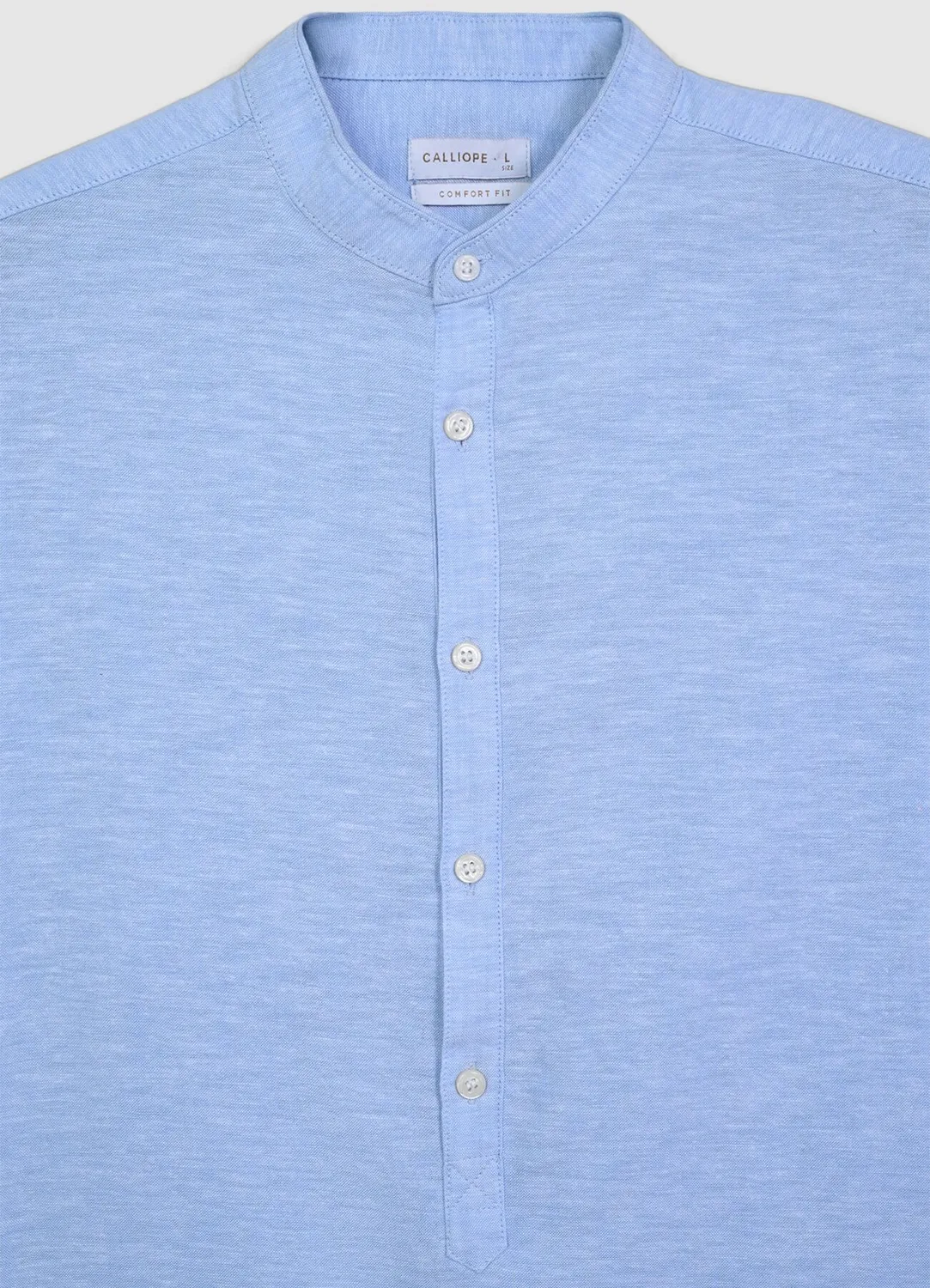 Calliope Chemise coréenne homme lin manches longues