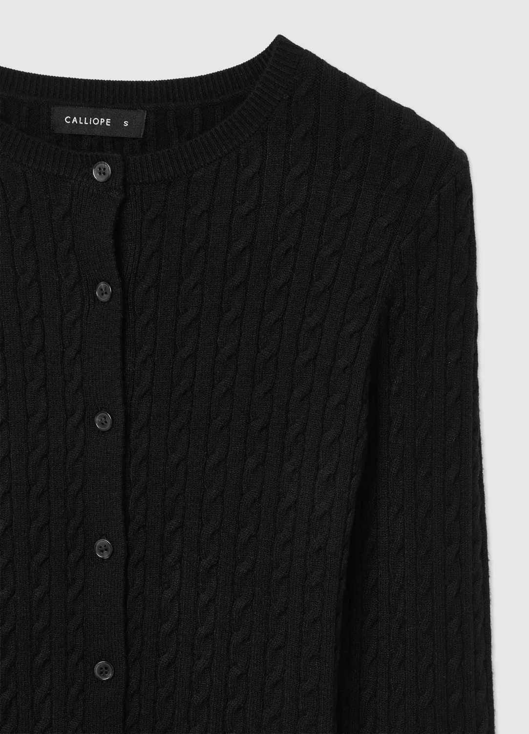 Calliope Cardigan gilet torsades à boutons femme
