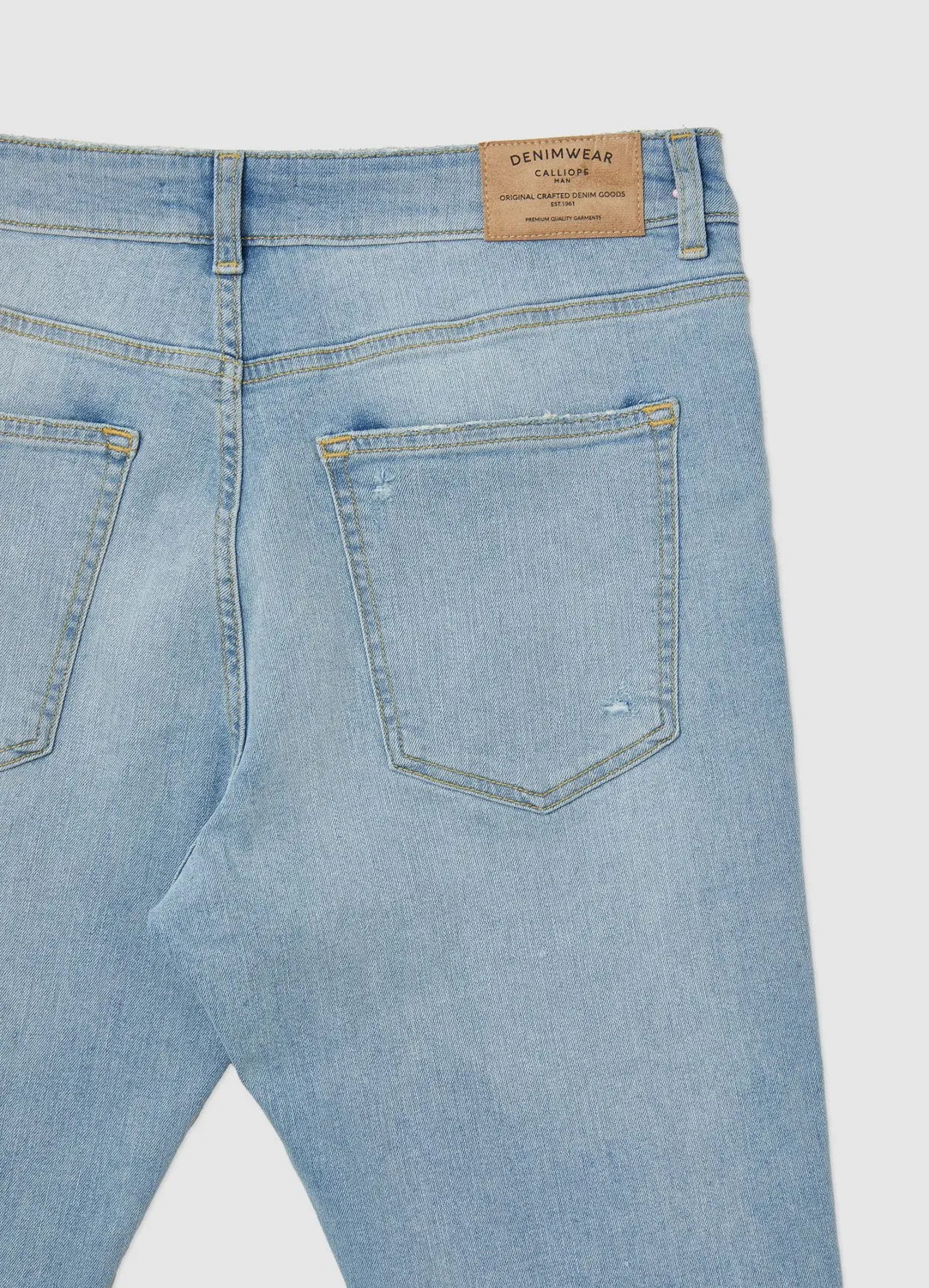 Calliope jean skinny déchiré homme jean stretch