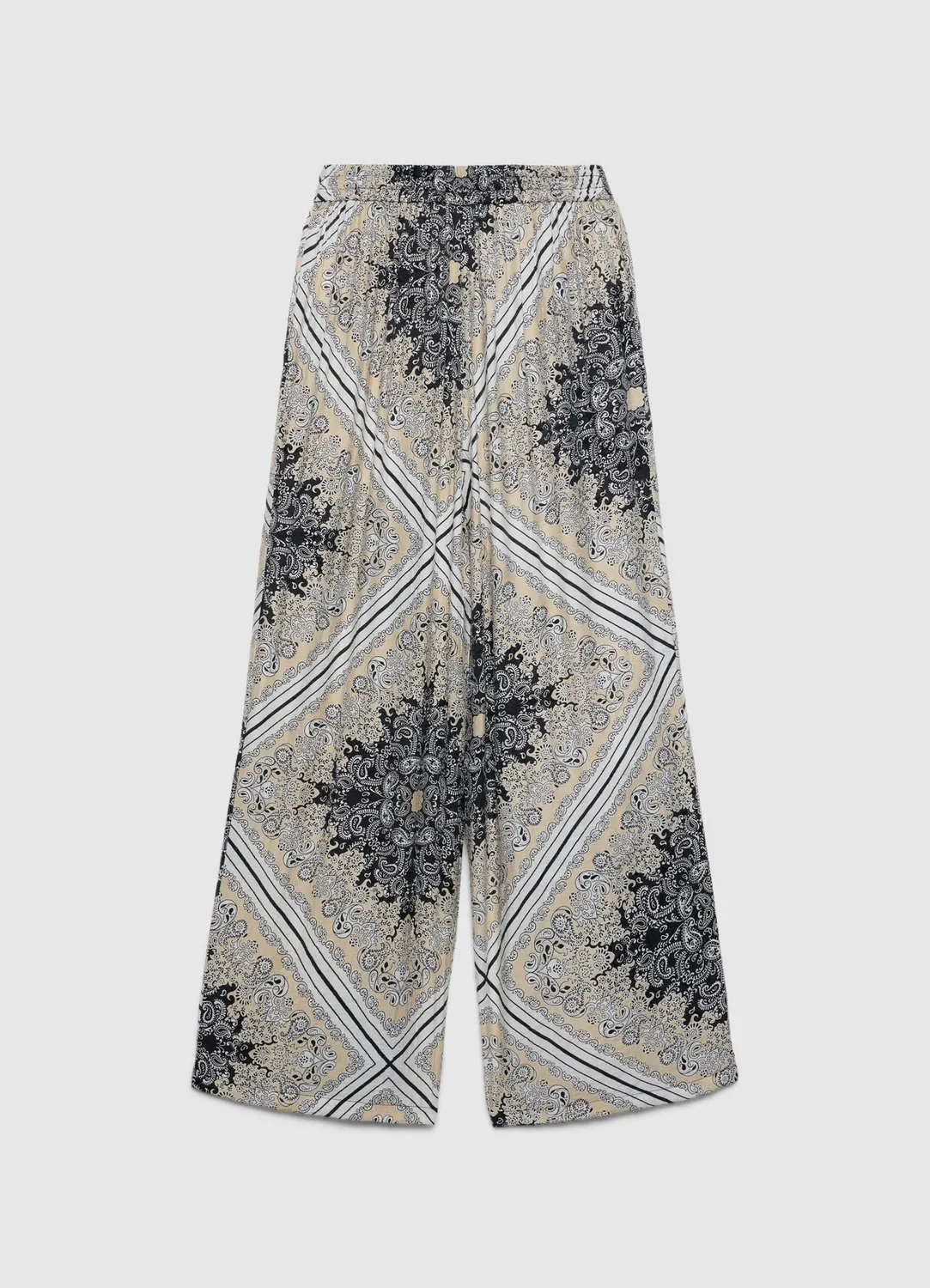 Calliope pantalon palazzo femme imprimé bandana