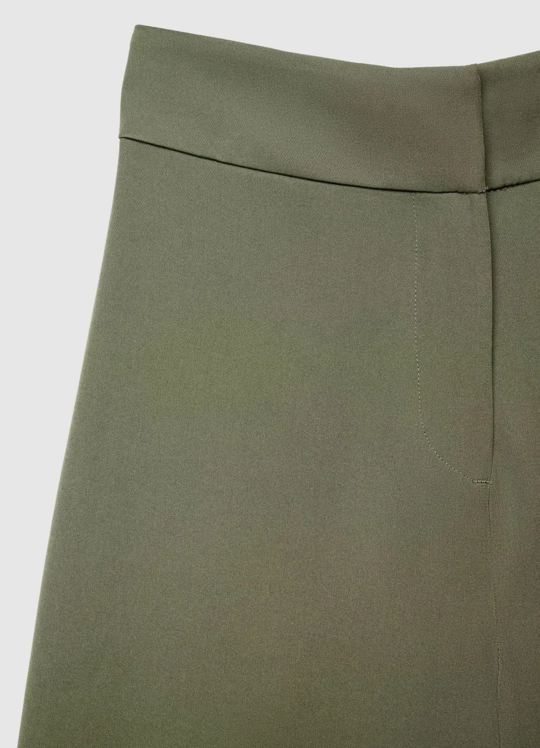 Calliope Palazzo Cropped pantalon uni S coupe bureau