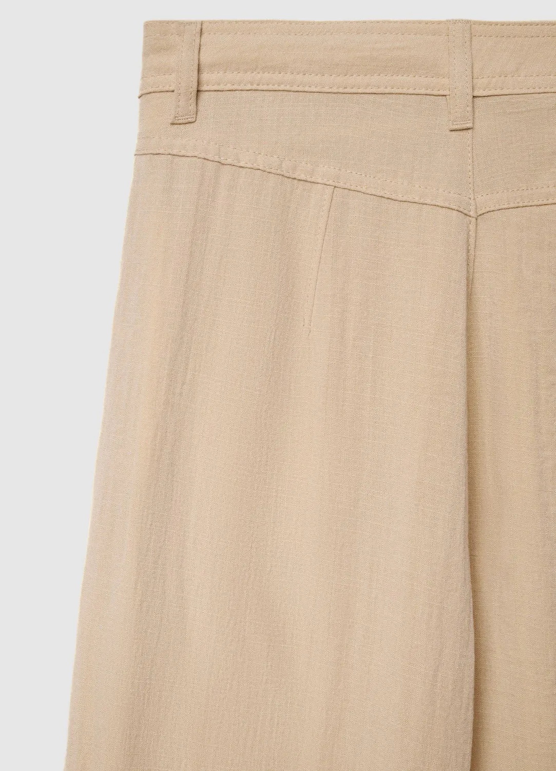 Calliope pantalon palazzo femme taille haute uni