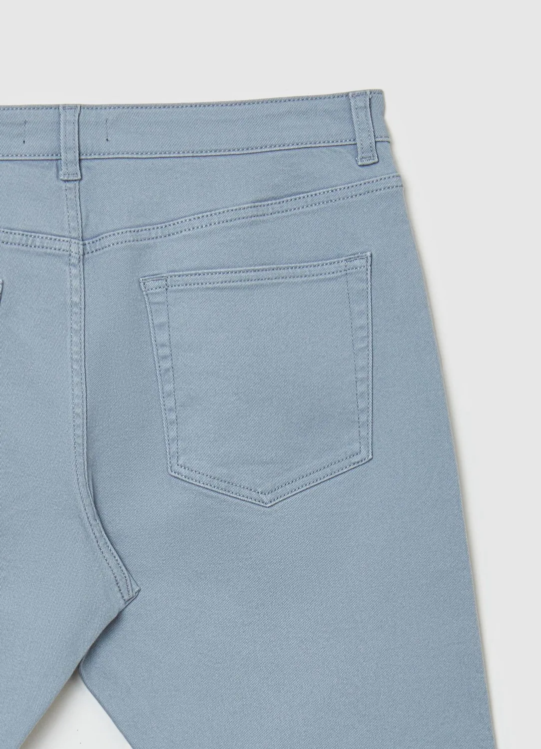 Calliope pantalon cropped homme coton uni regular