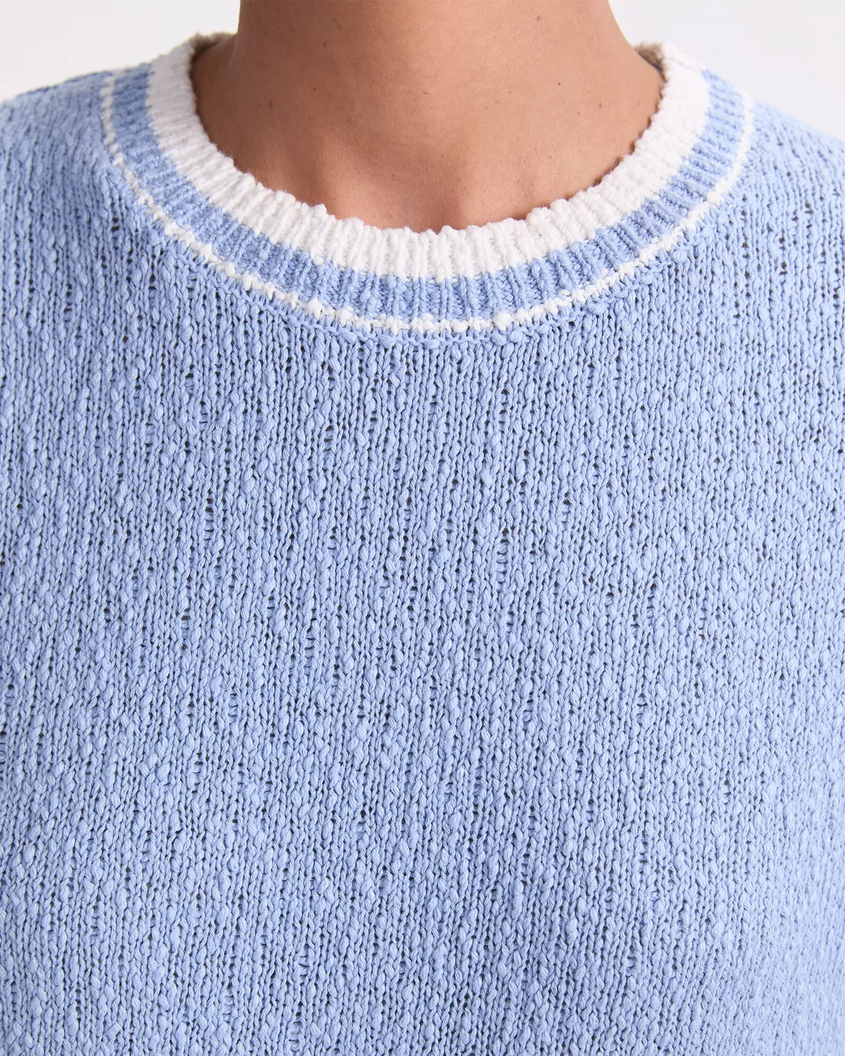 Sportscraft Cotton Crew Neck Knit pull coton femme