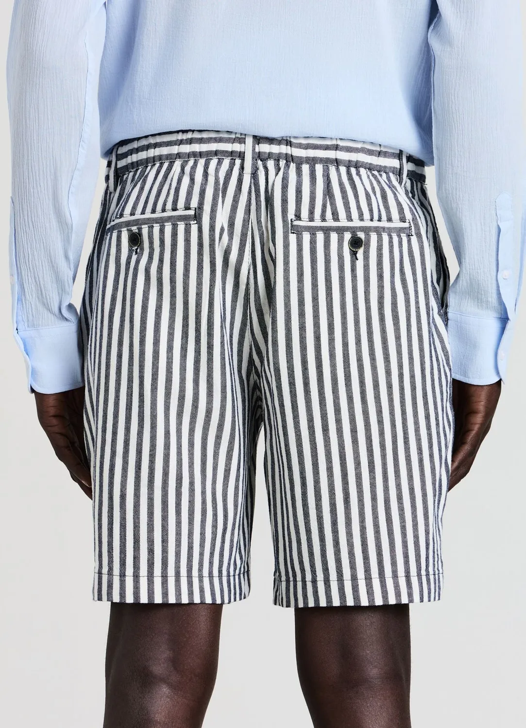 Calliope bermuda homme rayé à cordon taille 48
