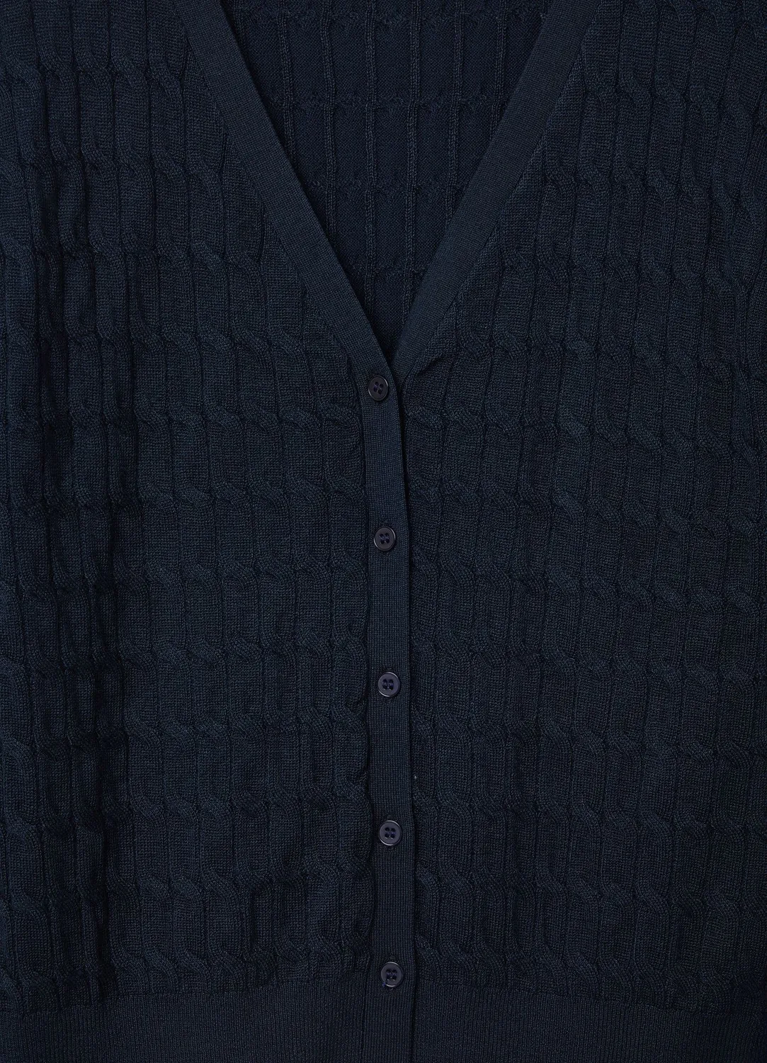 Calliope cardigan maille torsades femme boutonné