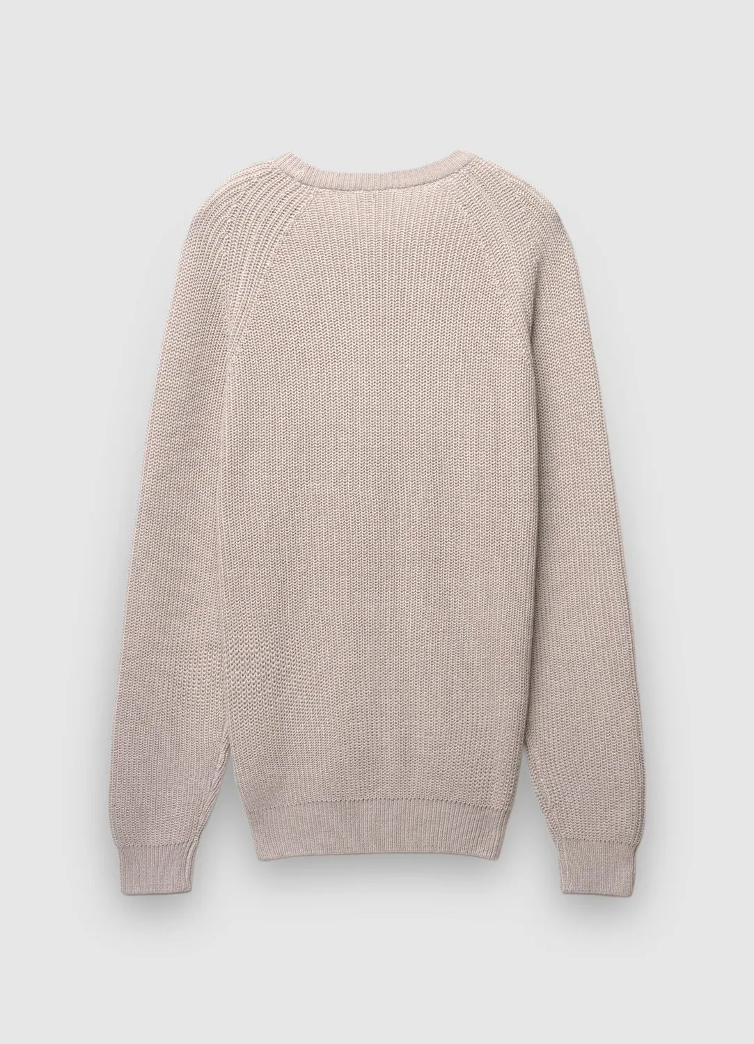 Calliope pull à côtes manches raglan homme col rond