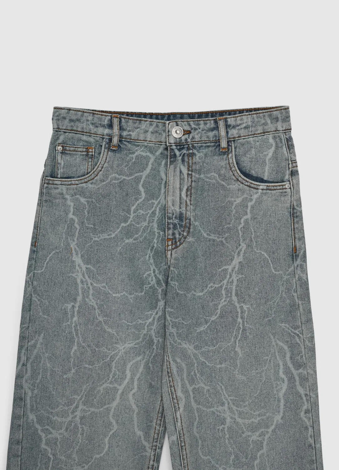 Calliope jean wide leg garcon imprime all over