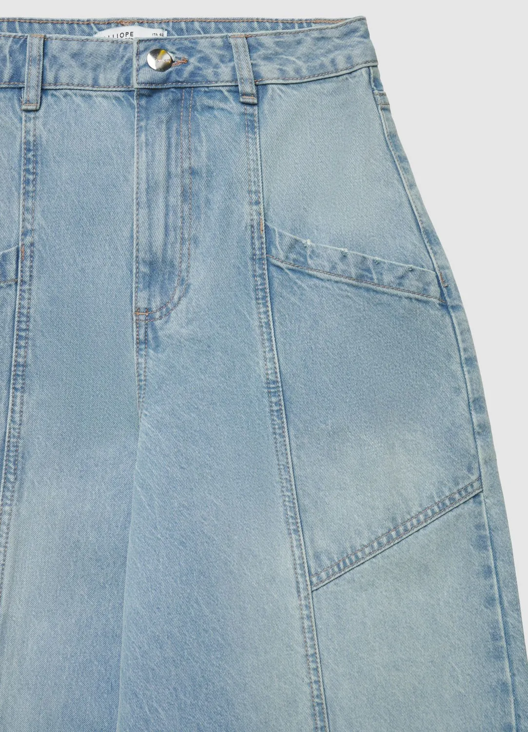 Calliope jean balloon femme coutures panneaux