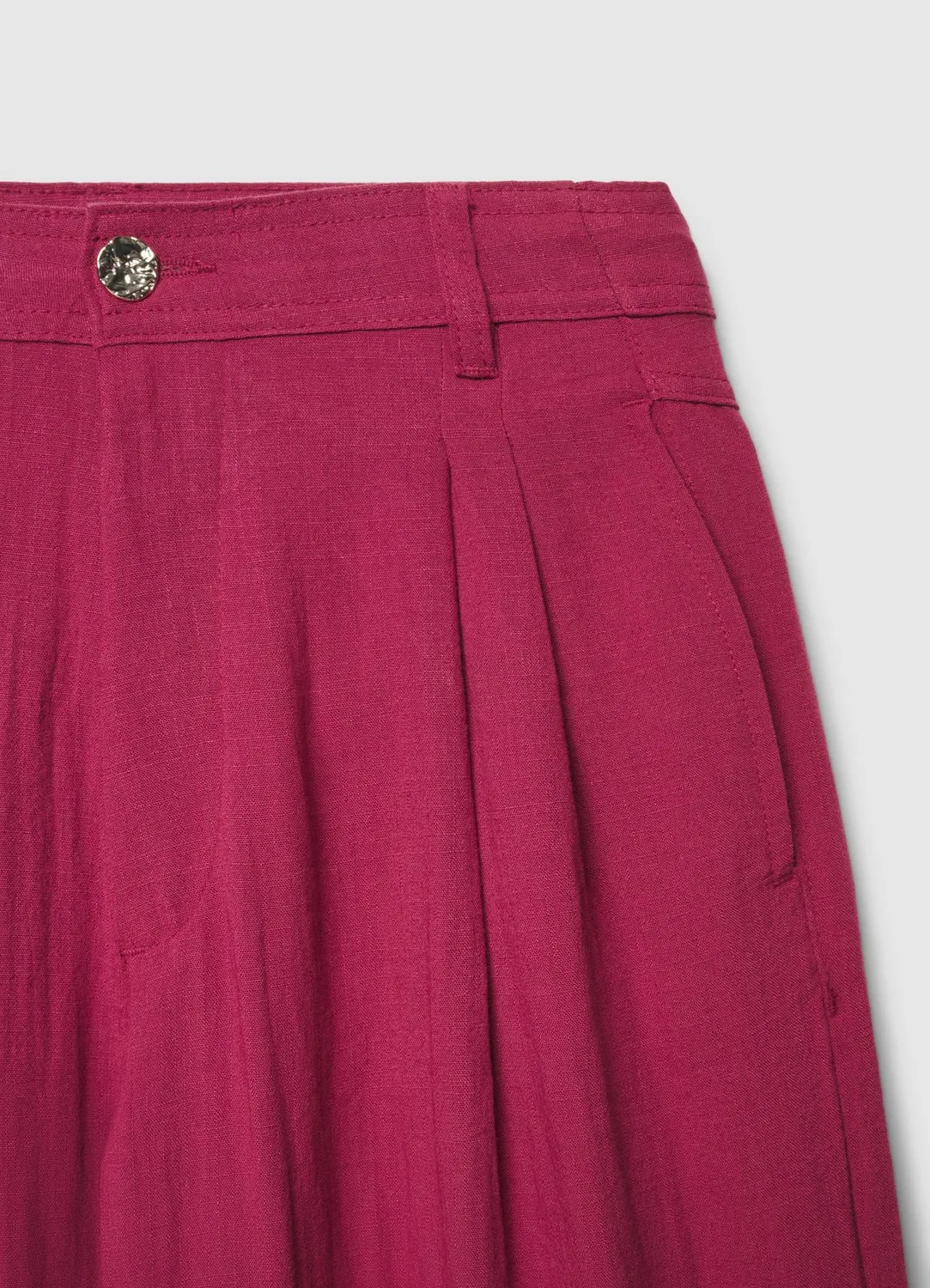 Calliope pantalon palazzo femme S doubles pinces