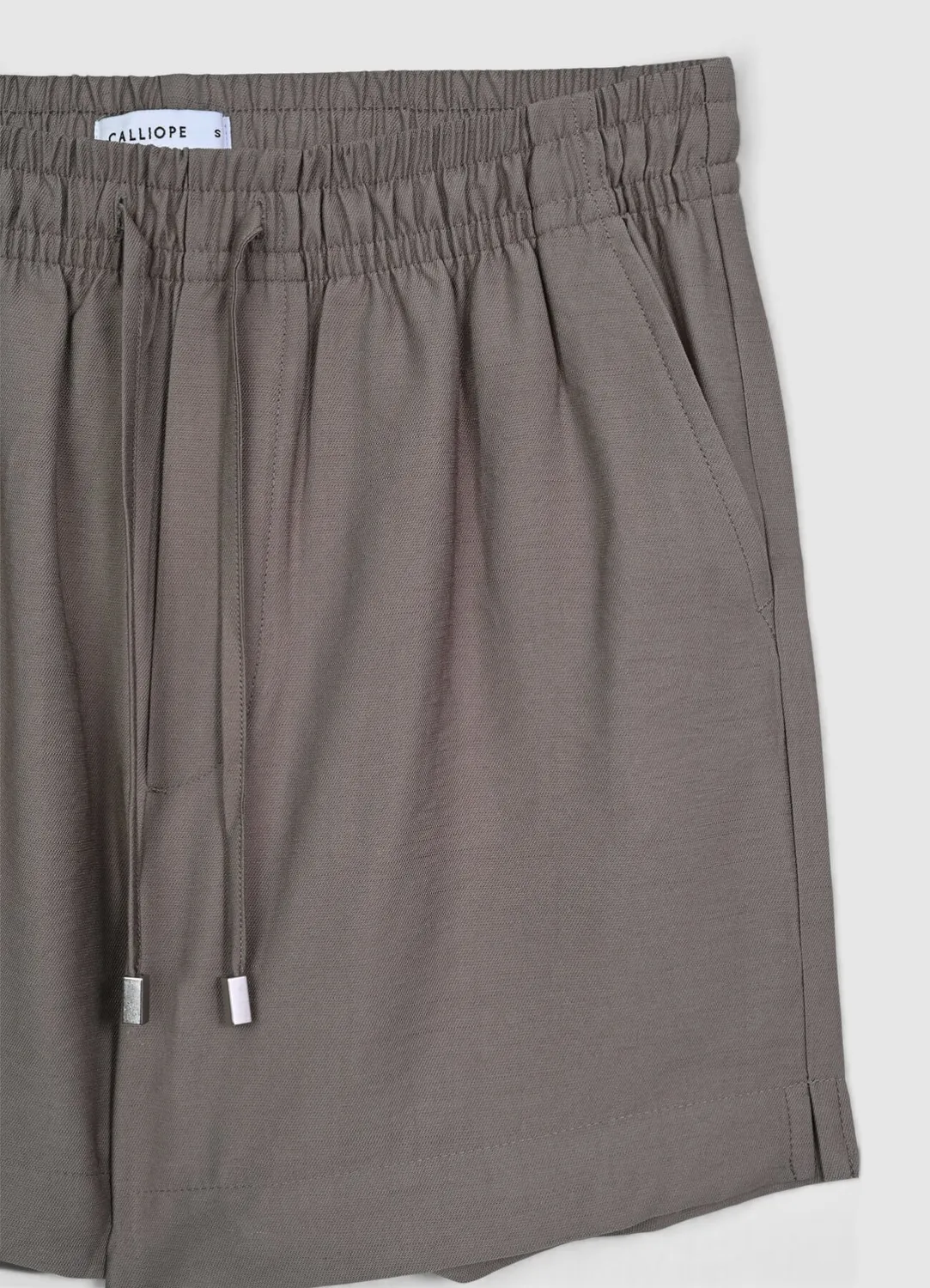 Calliope uni short femme cordon taille regular