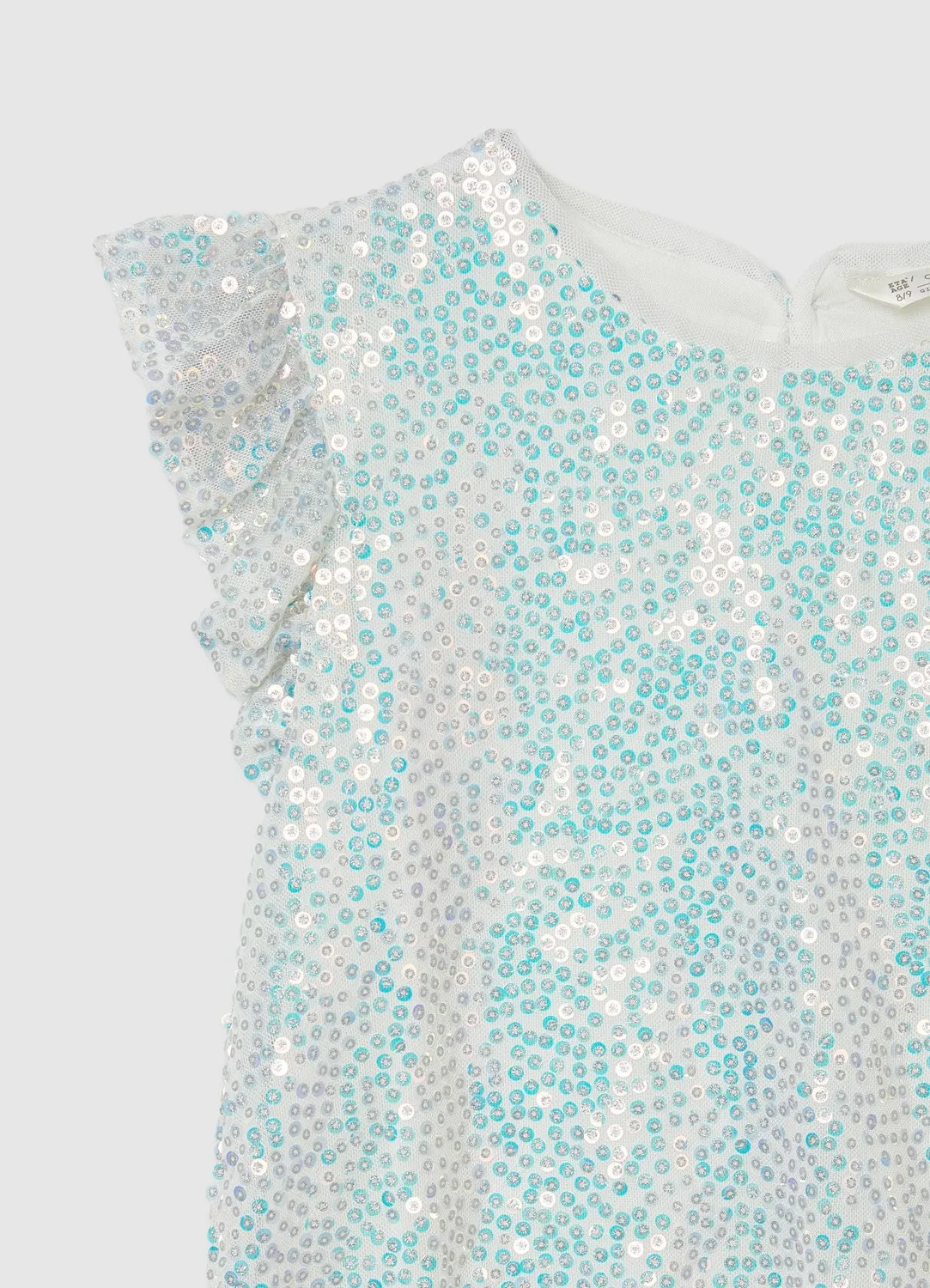 Calliope blouse paillettes fille manches courtes