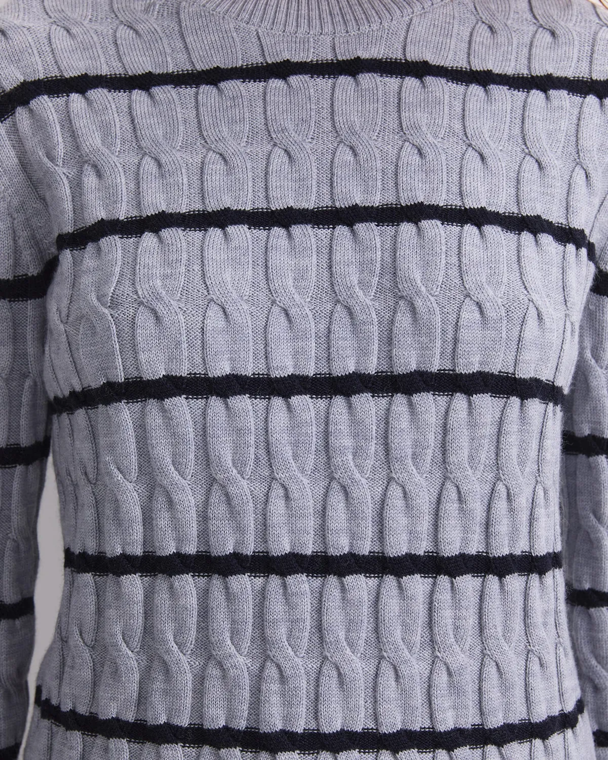 Sportscraft Merino 120436 pull femme torsades