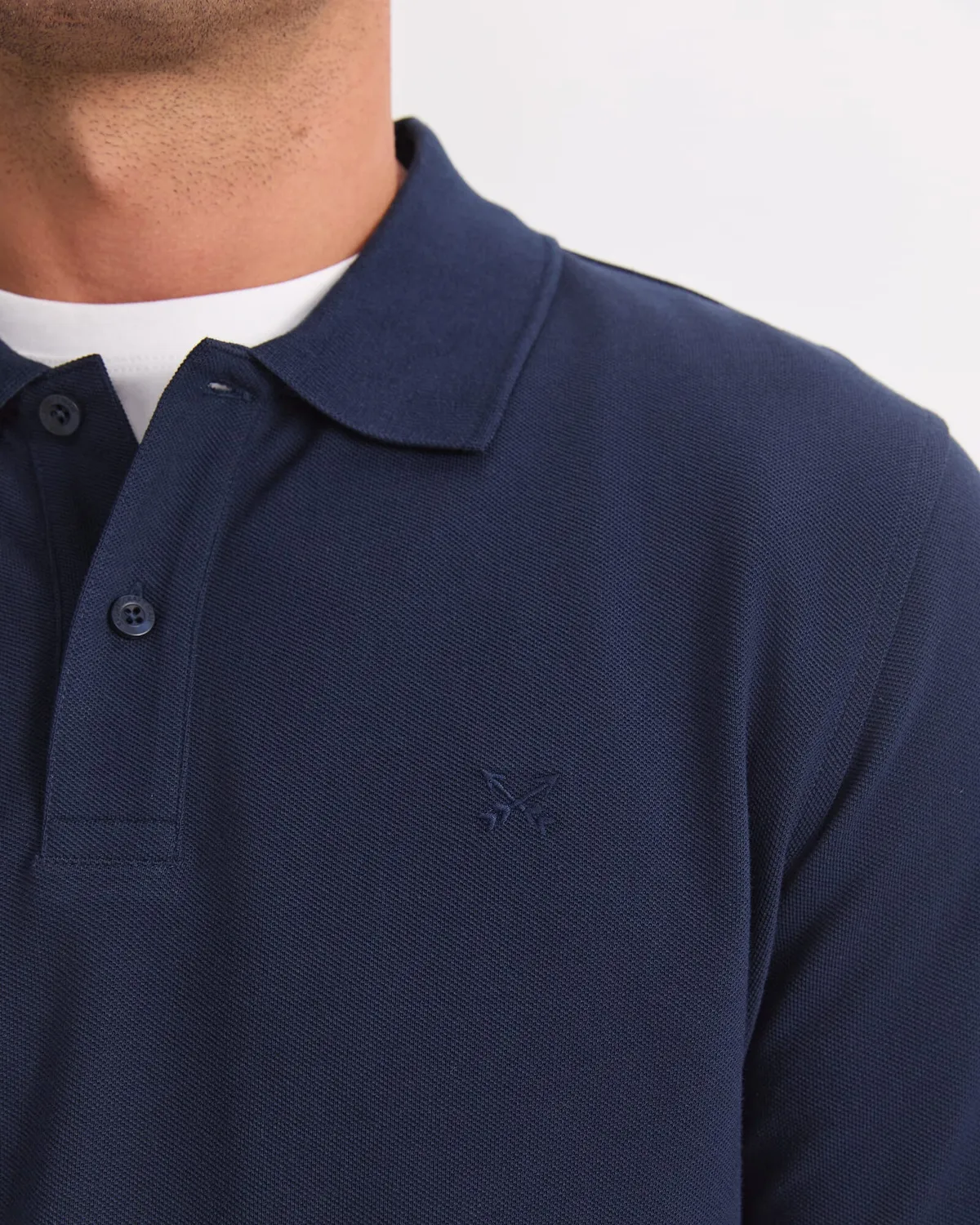 Sportscraft SC Pique polo manches longues coton homme
