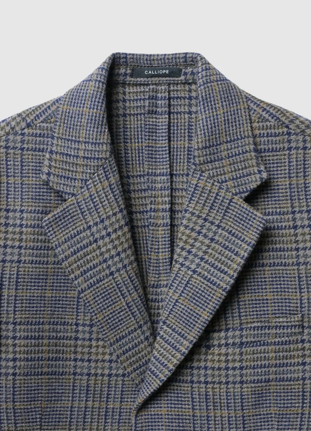 Calliope veste homme à carreaux 2 boutons