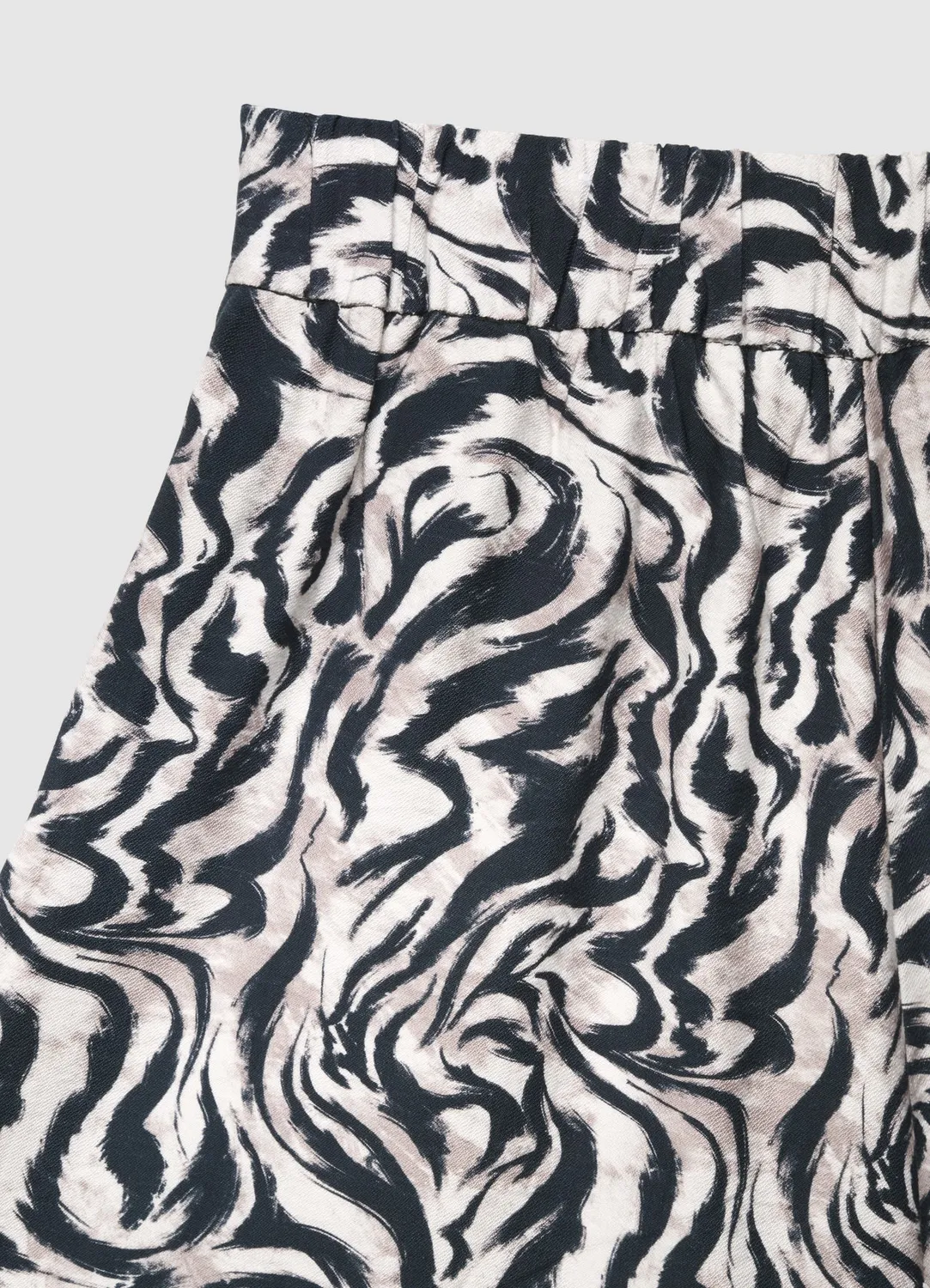 Calliope short taille haute femme imprimé abstrait