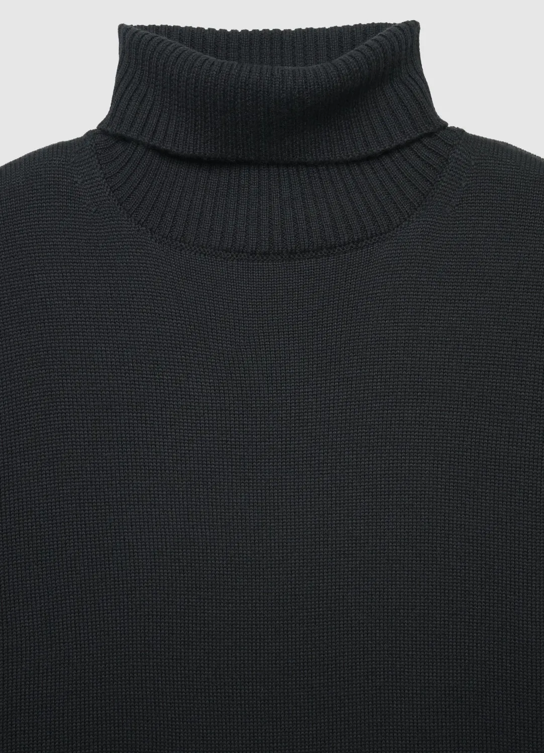 Calliope pull col roulé homme merino manches longues