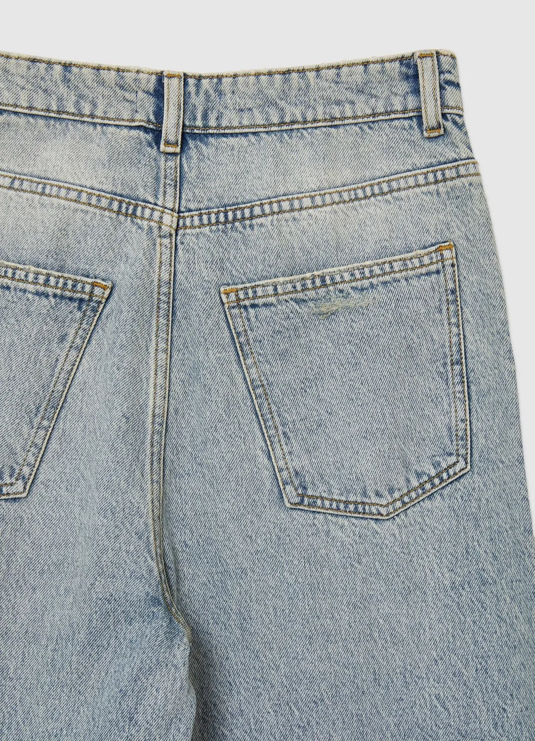Calliope jean wide leg femme effet sablé